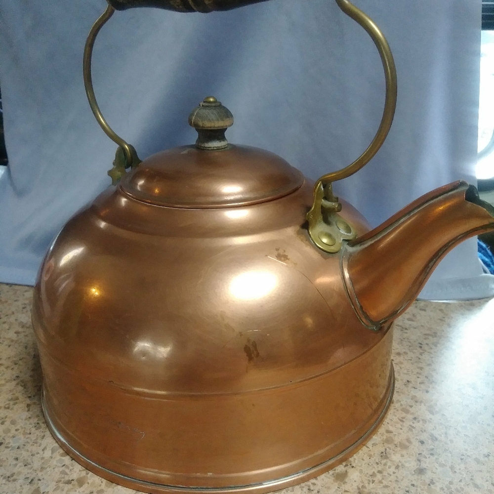 Vintage Revere Wear Copper Tea Kettle